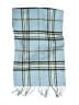 Lord & Taylor Plaid Blue Scarf One size - photo 2