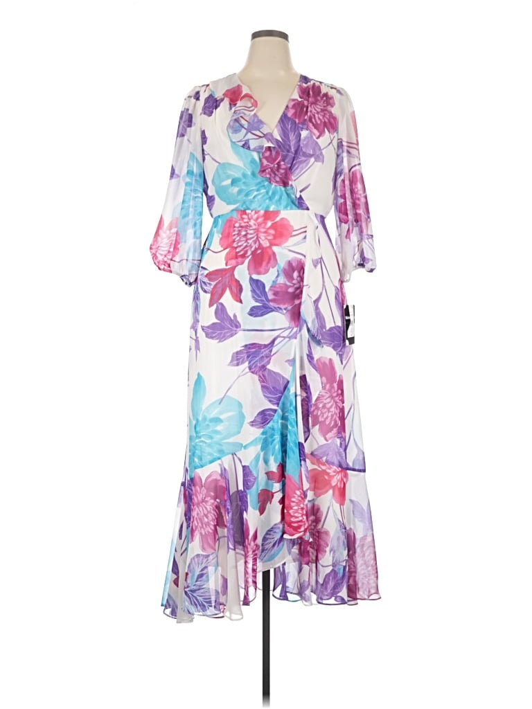 Pre-owned Maison Tara Casual Dress In Purple