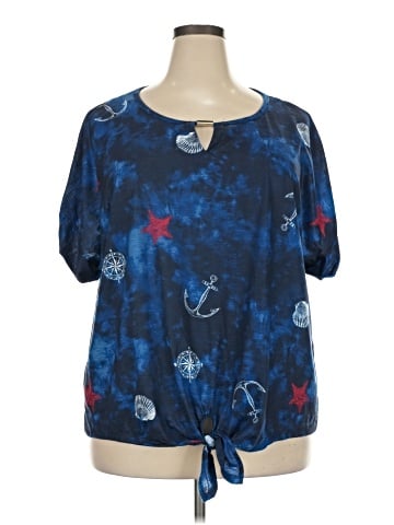 Allison Daley Short Sleeve Blouse (view 1)