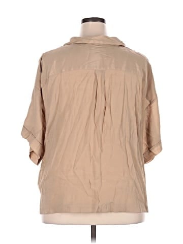 Banana Republic Factory Store 3/4 Sleeve Button-Down Shirt (view 2)