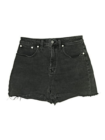 Madewell Curvy High-Rise Denim Shorts in Lunar Wash (view 1)