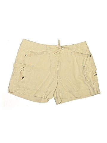 White House Black Market Khaki Shorts (view 1)