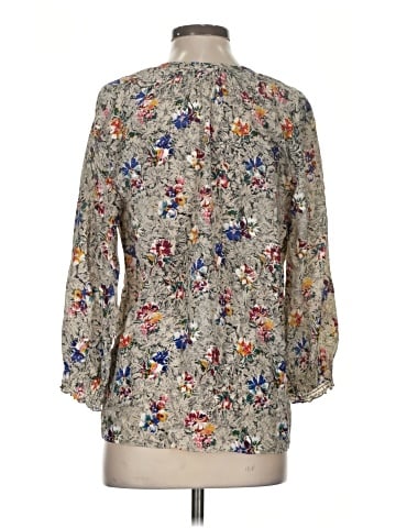 Rebecca Taylor 3/4 Sleeve Silk Top (view 2)