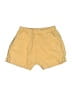Open Edit Solid Yellow Shorts Size 4 - photo 1