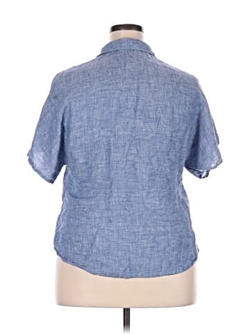 Garnet Hill Short Sleeve Blouse (view 2)