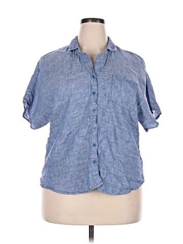 Garnet Hill Short Sleeve Blouse (view 1)