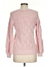 Ann Taylor LOFT 100% Cotton Hearts Pink Pullover Sweater Size M - photo 2