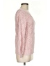 Ann Taylor LOFT 100% Cotton Hearts Pink Pullover Sweater Size M - photo 4