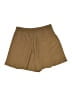 Unbranded Solid Brown Khaki Shorts Size XL - photo 2