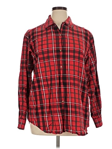 Ruff Hewn Long Sleeve Button-Down Shirt (view 1)