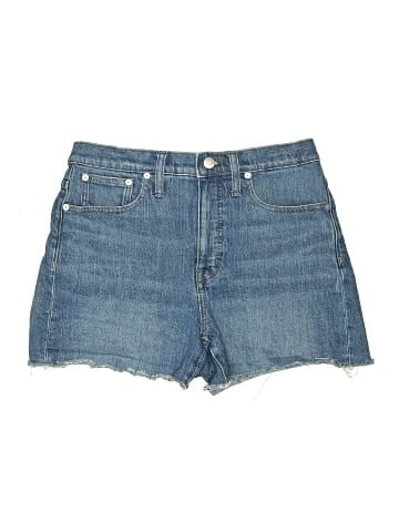 Madewell High-Rise Denim Shorts in Coeling Wash (view 1)