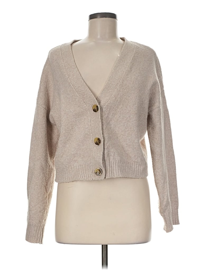 Pre-owned Bp. Cardigan Sweater In Tan