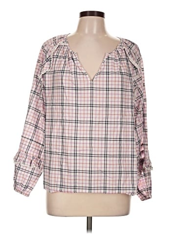 J.Crew Factory Store 3/4 Sleeve Blouse (view 1)