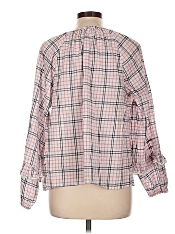 J.Crew Factory Store 3/4 Sleeve Blouse (view 2)