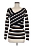 Karen Millen Stripes Black Pullover Sweater Size Med (3) - photo 1