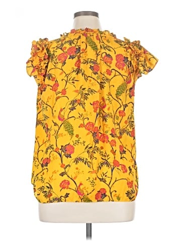 Rose + Olive Short Sleeve Blouse (view 2)