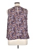 Nine West 100% Polyester Blue Sleeveless Blouse Size XL - photo 2