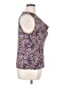 Nine West 100% Polyester Blue Sleeveless Blouse Size XL - photo 4