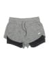Avia 100% Polyester Color Block Gray Athletic Shorts Size 8 - 10 - photo 1