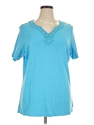Quacker Factory Short Sleeve Top (view 1)