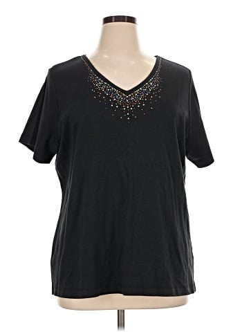 Quacker Factory Short Sleeve Top (view 1)