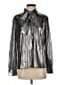 Sen Metallic Silver Long Sleeve Blouse Size Sm (1) - photo 1
