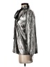 Sen Metallic Silver Long Sleeve Blouse Size Sm (1) - photo 5