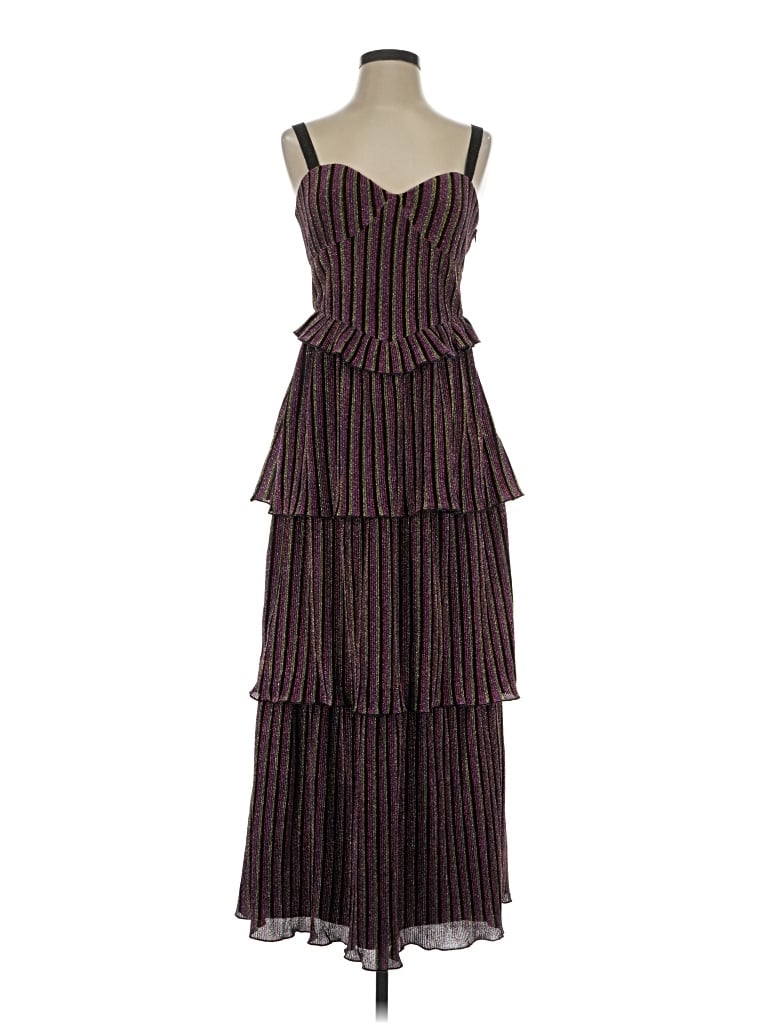 Pre-owned Saylor Cocktail Dress In Burgundy