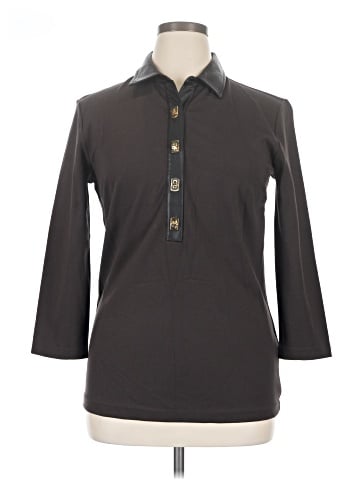 J. McLaughlin 3/4 Sleeve Button-Down Shirt (view 1)