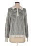 525 America 100% Cotton Houndstooth Silver Pullover Sweater Size S - photo 1