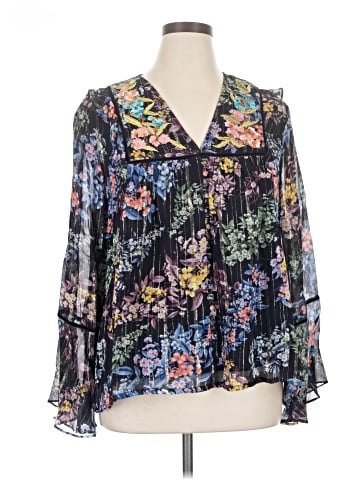 Vineet Bahl 3/4 Sleeve Blouse (view 1)