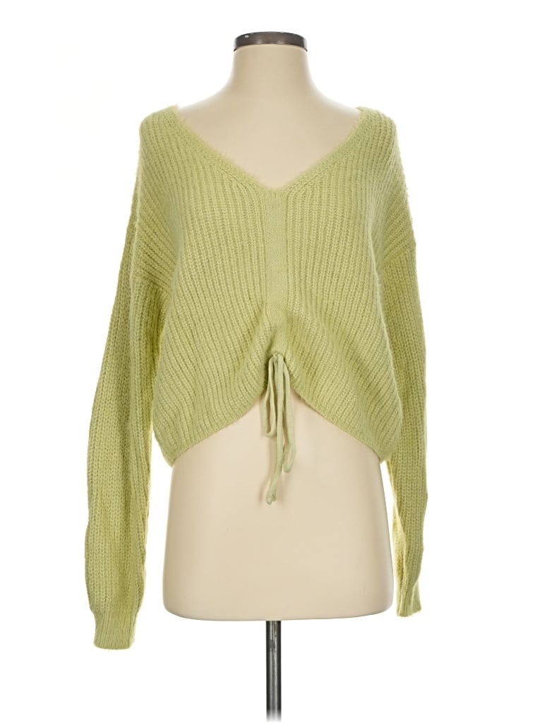 Pre-owned Le Lis Pullover Sweater In Green
