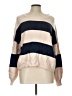 Dreamers Stripes Tan Pullover Sweater Size L - photo 1
