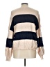 Dreamers Stripes Tan Pullover Sweater Size L - photo 2