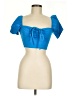 Zara Blue Short Sleeve Top Size M - photo 1