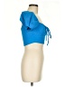 Zara Blue Short Sleeve Top Size M - photo 4