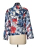 Ruby Rd. Floral Blue Long Sleeve Blouse Size 12 - photo 2