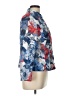 Ruby Rd. Floral Blue Long Sleeve Blouse Size 12 - photo 4