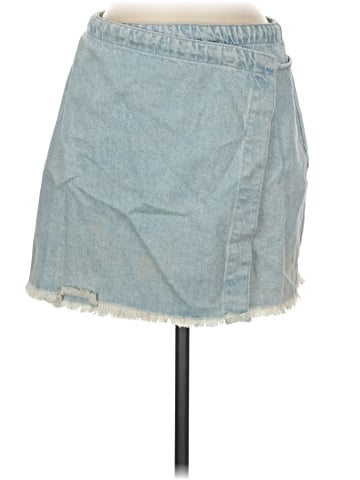 Topshop Denim Skirt (view 1)