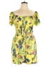 Love 100% Rayon Tropical Yellow Romper Size 3X - photo 1