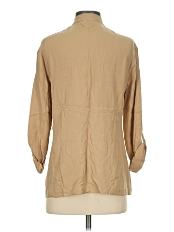 Lauren by Ralph Lauren 3/4 Sleeve Silk Top (view 2)
