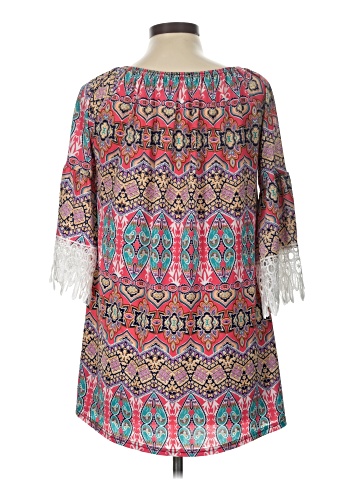 Win Win 3/4 Sleeve Blouse (view 2)