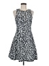 Theory Print Black Cocktail Dress Size 6 - photo 1
