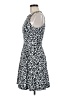 Theory Print Black Cocktail Dress Size 6 - photo 5
