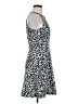 Theory Print Black Cocktail Dress Size 6 - photo 4