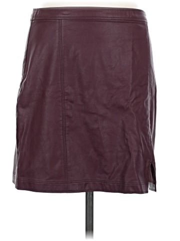 Abercrombie & Fitch Faux Leather Skirt (view 1)