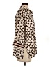 Glam 100% Polyester Animal Print Brown 3/4 Sleeve Blouse Size S - photo 4