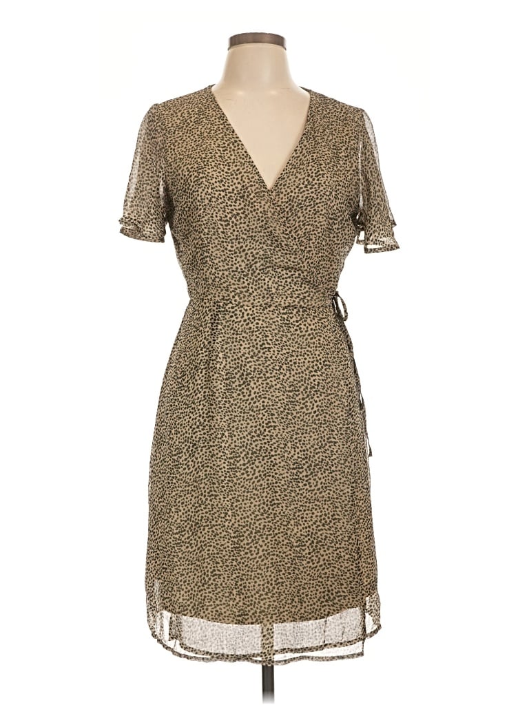 Pre-owned Vero Moda Casual Dress In Tan