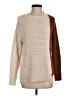 Bobeau Color Block Tan Pullover Sweater Size XS - photo 1