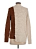 Bobeau Color Block Tan Pullover Sweater Size XS - photo 2